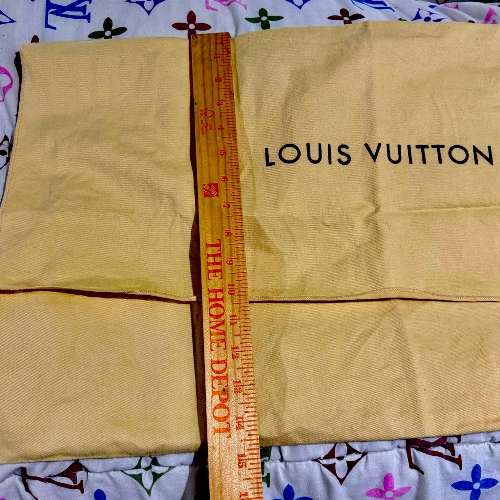 AUTHENTIC LOUIS VUITTON FLAP DUST BAG